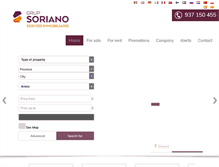 Tablet Screenshot of grupsoriano.com